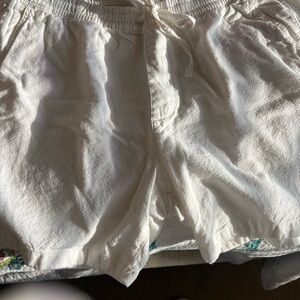 Abercrombie & Fitch Cream Drawstring Men’s Shorts